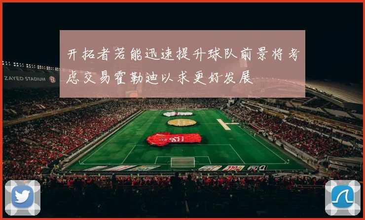 开拓者若能迅速提升球队前景将考虑交易霍勒迪以求更好发展